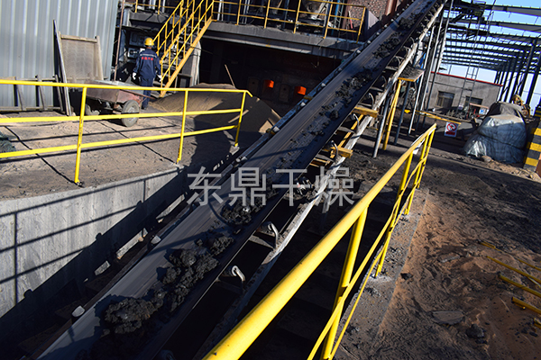 寧夏鹽池煤泥烘干機(jī)項(xiàng)目建造完成，現(xiàn)場情況圖片